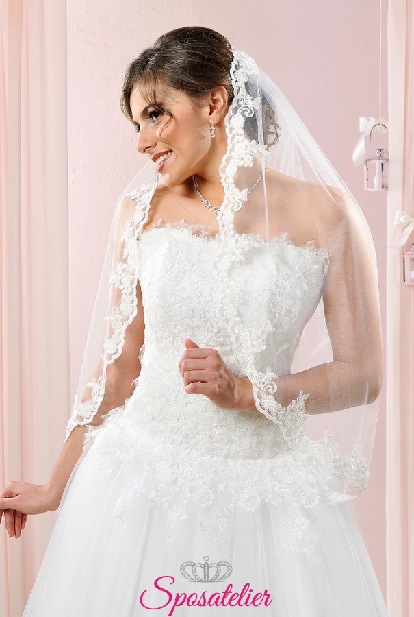 Veletta da sposa con perle