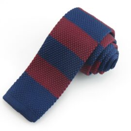 cravatta maglia bicolore