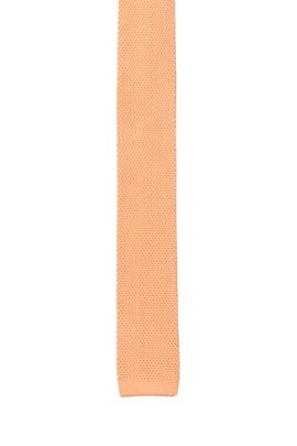 cravatta a maglia color salmone