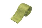 cravatta tricot verde pisello