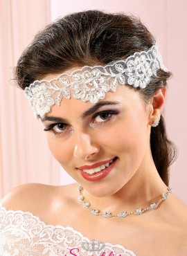 fascia per capelli sposa online in pizzo sito italiano