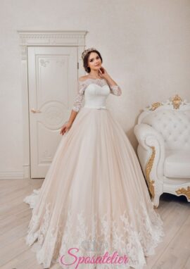 abiti da sposa rosa