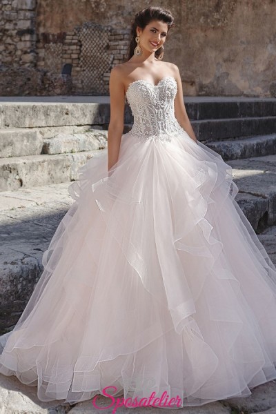 YARAH – abito da sposa a palloncino stile principessa di tendenza nuova collezione
