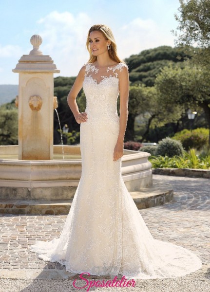 Ambre – abito da sposa modello sirena schiena scoperta