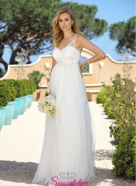 abiti da sposa incinta 5 mesi economici online