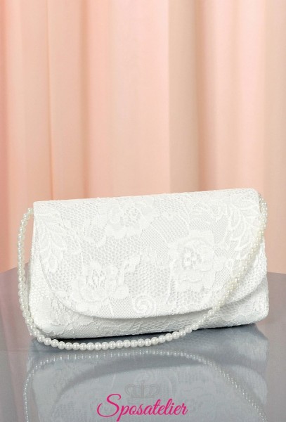 borsa da sposa online in raso e pizzo nuova collezione