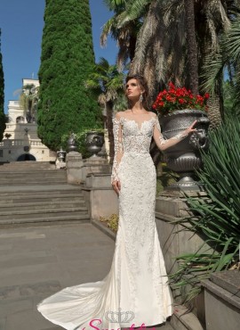 abiti da sposa a sirena in pizzo 2019 nuova collezione online