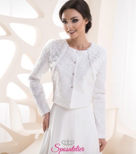 Giacca elegante sposa autunnale vendita online collezione 2019