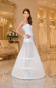 sottogonna abito da sposa ampio 3 cerchi