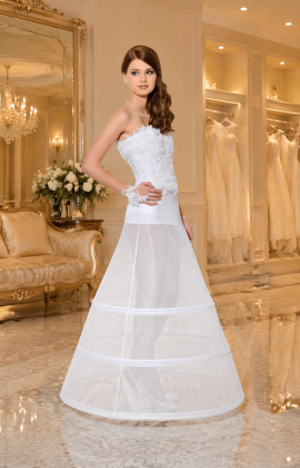 sottogonna abito da sposa ampio 3 cerchi