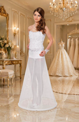 sottogonna per abito da sposa un cerchio