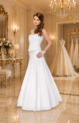sottogonna abito da sposa linea A elegante