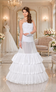 sottogonna bianco per abiti da sposa