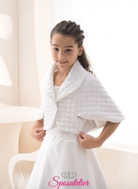 bolero elgante bambina prima comunione economico online collezione 2019