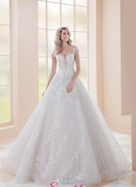 abiti da sposa 2019 in pizzo sartoriale ricamato a mano online da principessa
