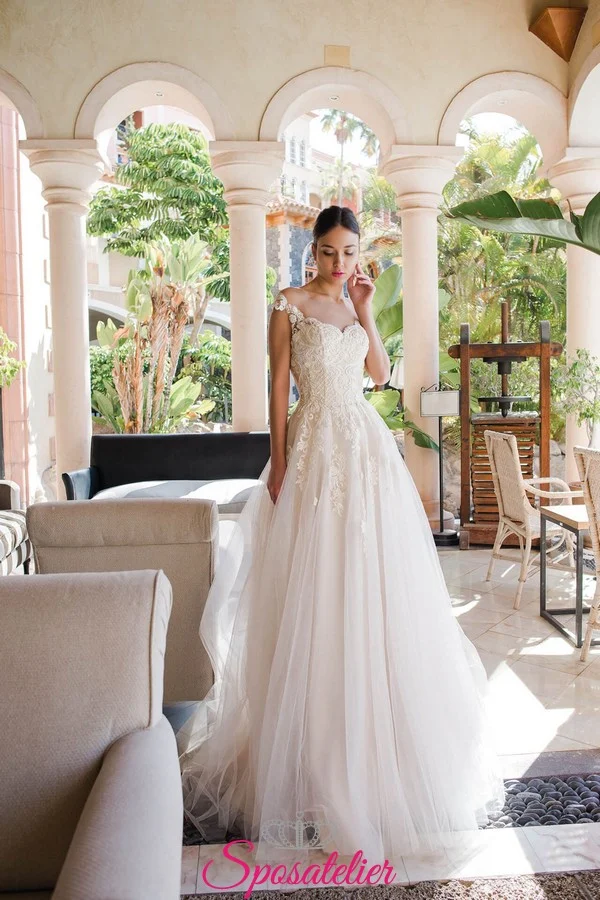 Abito da sposa raffinato dal fascino romantico