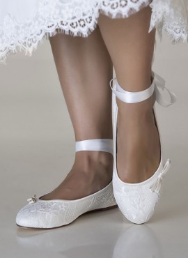 scarpe ballerine sposa on line in pizzo collezione 2019