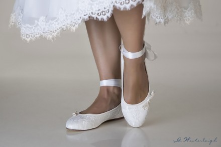 scarpe ballerine sposa on line in pizzo collezione 2019