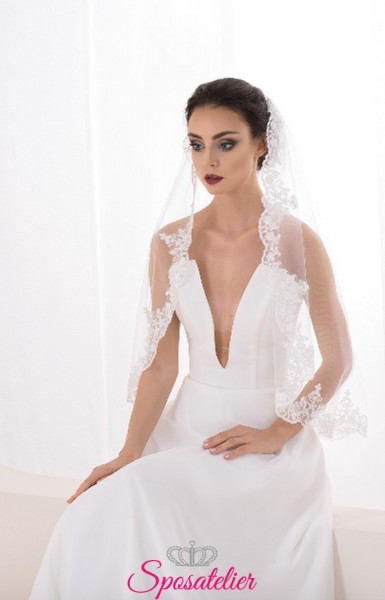 velo da sposa 80 cm