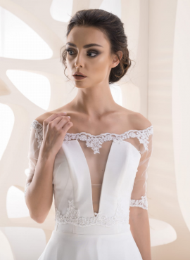 coprispalle sposa semplice modello B108 Ti