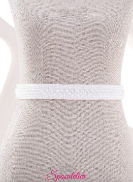 Cintura per abiti da sposa con perline e punti luce 2019 nuova collezione online