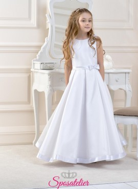 abiti prima comunione bambina bianco o avorio collezione 2019