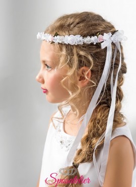 coroncina fiori bambina prima comunione vendita online