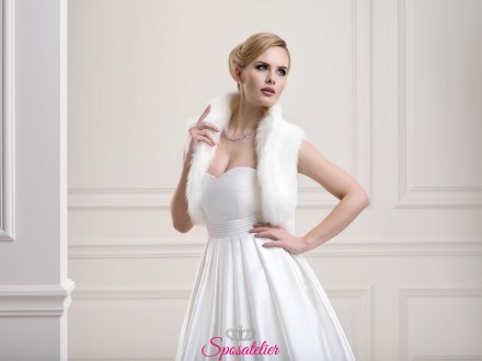 gilet sposa di pelliccia nuova collezione 2019 vendita online