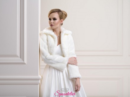 Pelliccia sposa elegante nuova collezione 2019 vendita online