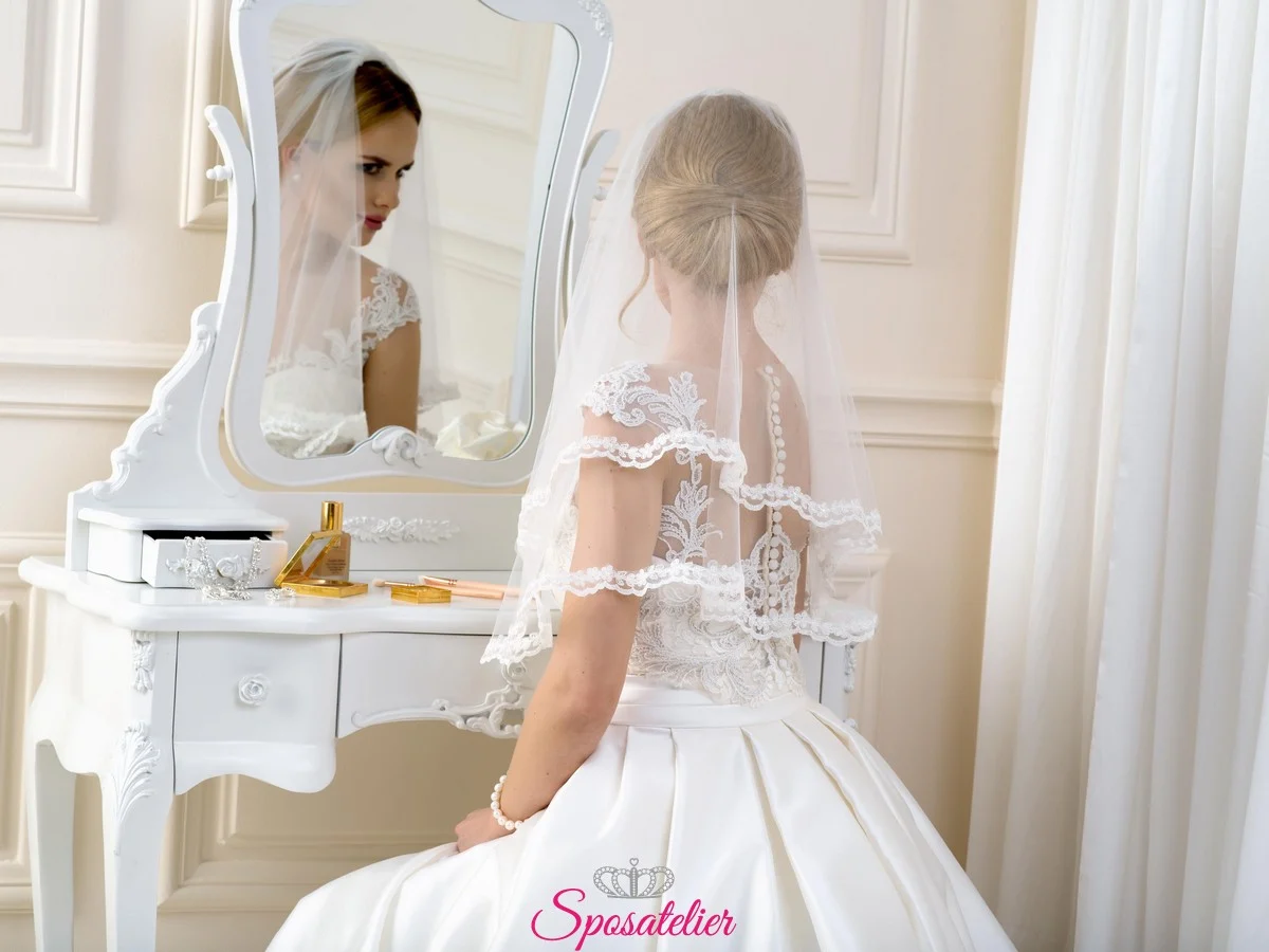 Lacey Bell Lace Veil LV-49