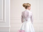 coprispalle sposa iorganza con maniche tre qu