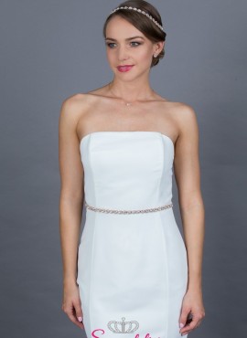 Cintura sposa online color oro rosa collezione 2019 realizzata a mano
