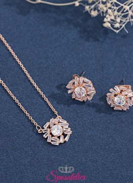 collana e orecchini sposa online economici collezione 2019