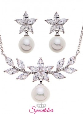 gioielli da sposa economici online color argento  tendenza collezione 2019