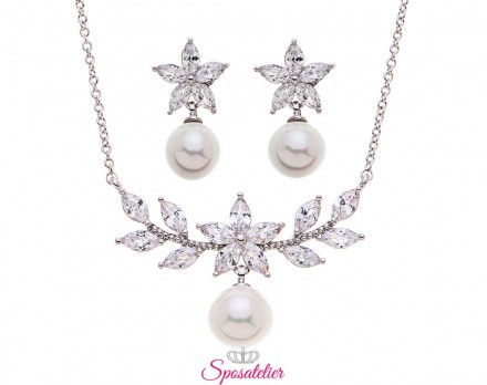 gioielli da sposa economici online color argento  tendenza collezione 2019