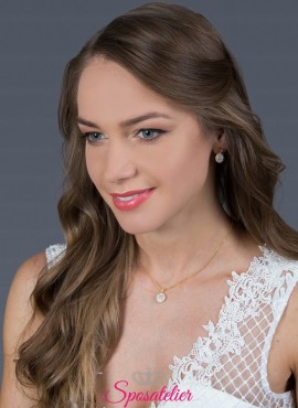 gioielli da sposa eleganti color oro elegante e di tendenza online collezione 2019