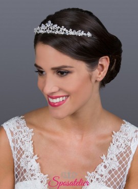tiara sposa online per acconciatura moderna o classica collezione 2019