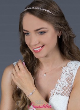 diadema sposa acconciatura moderna o classica collezione 2019