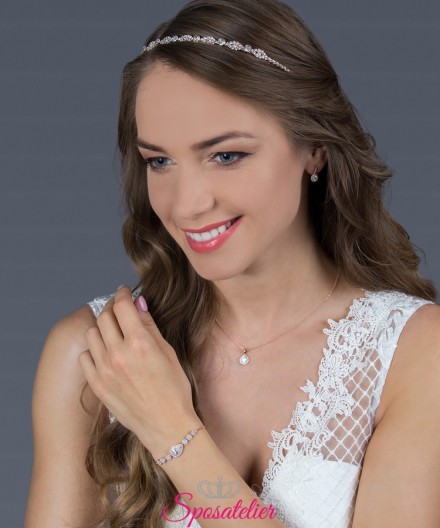 diadema sposa acconciatura moderna o classica collezione 2019