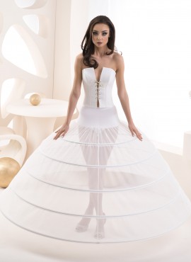 Sottogonna per abiti da sposa ampi modello 5 cerchi  COD. R26 510