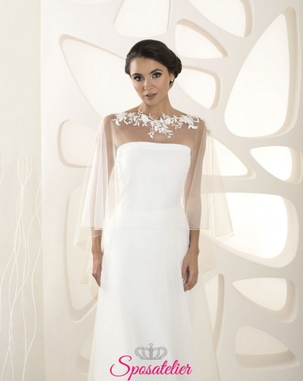 Coprispalle taglia unica leggero delicato in tulle
