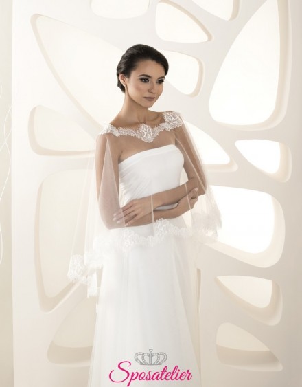 Coprispalle leggero delicato in tulle nuova collezione