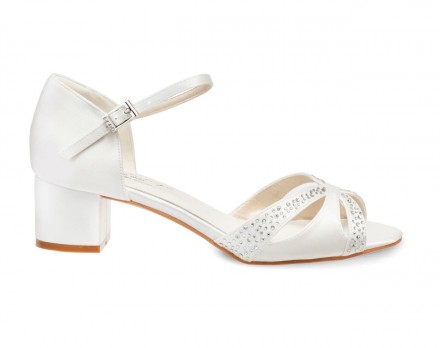 Gigi- scarpe sposa 2021 online avorio con punti luce
