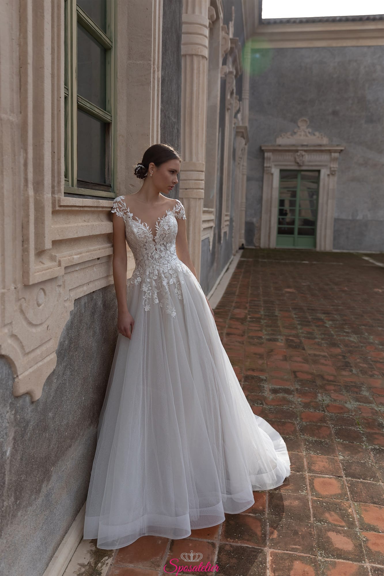 abiti da sposa online 2021 da principessa in pizzo con ...