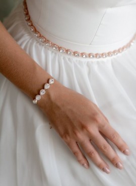 Bracciale sposa anallergico colore oro rosa BR5428RG