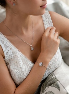 Bracciale sposa anallergico di alta qualità modello BR5429