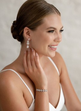 Bracciale sposa regolabile anallergico di alta qualità modello BR5430