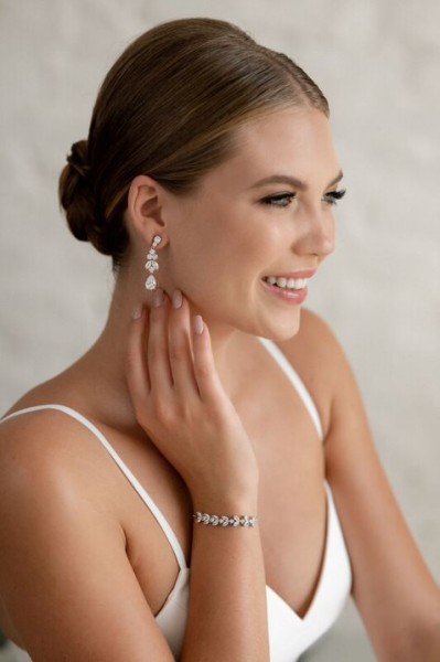 Bracciale sposa regolabile anallergico di alta qualità modello BR5430