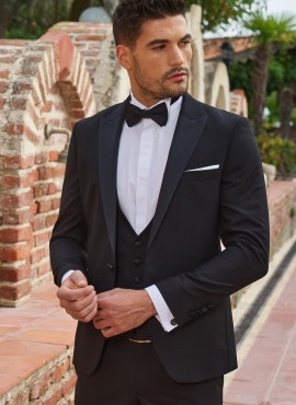 abito smoking nero uomo collezione 2023