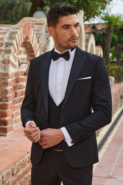 abito smoking nero uomo collezione 2023